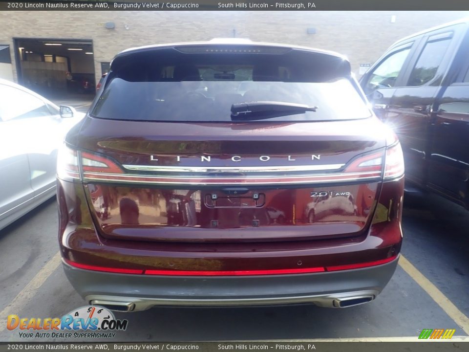 2020 Lincoln Nautilus Reserve AWD Burgundy Velvet / Cappuccino Photo #3