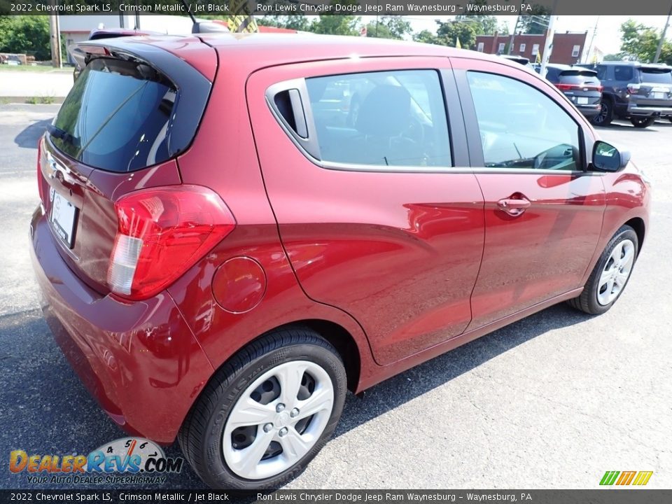 2022 Chevrolet Spark LS Crimson Metallic / Jet Black Photo #6