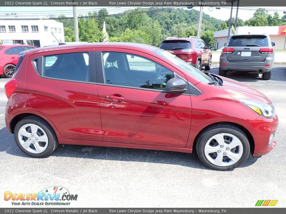 Crimson Metallic 2022 Chevrolet Spark LS Photo #7