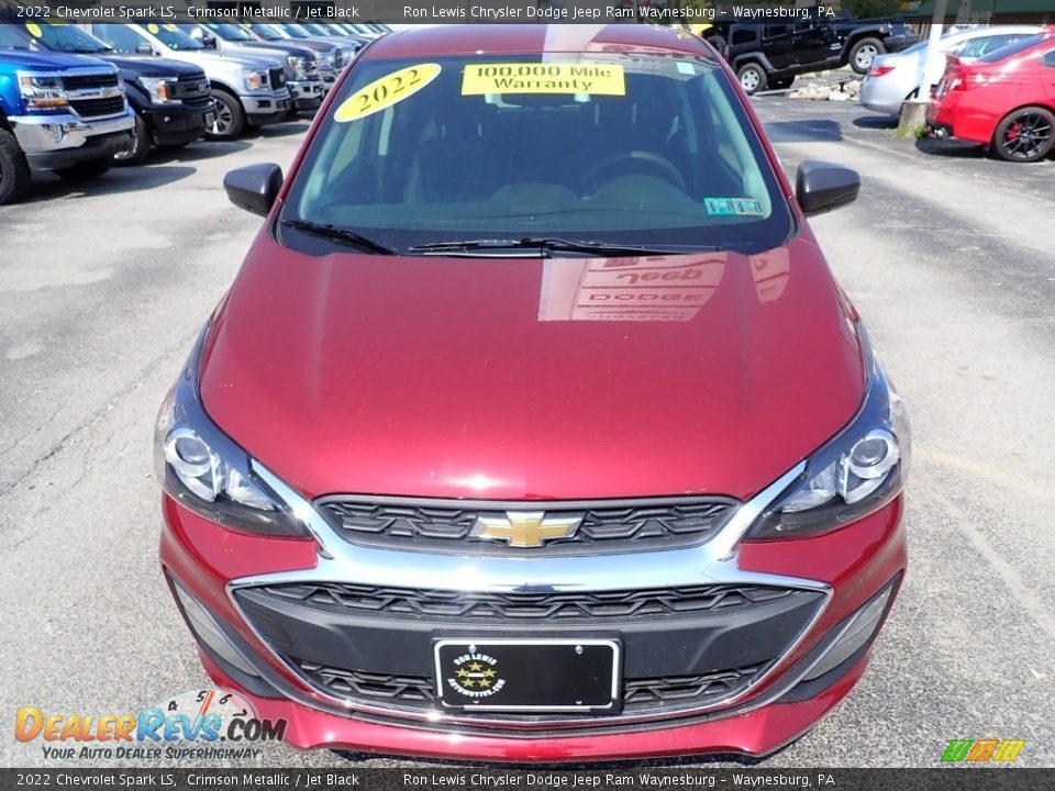 2022 Chevrolet Spark LS Crimson Metallic / Jet Black Photo #9