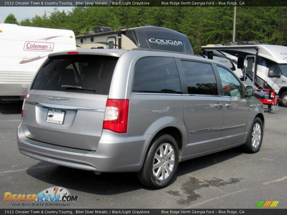 2013 Chrysler Town & Country Touring Billet Silver Metallic / Black/Light Graystone Photo #6