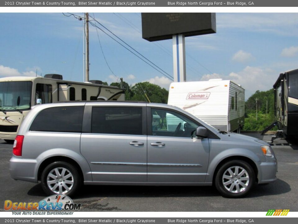 2013 Chrysler Town & Country Touring Billet Silver Metallic / Black/Light Graystone Photo #7