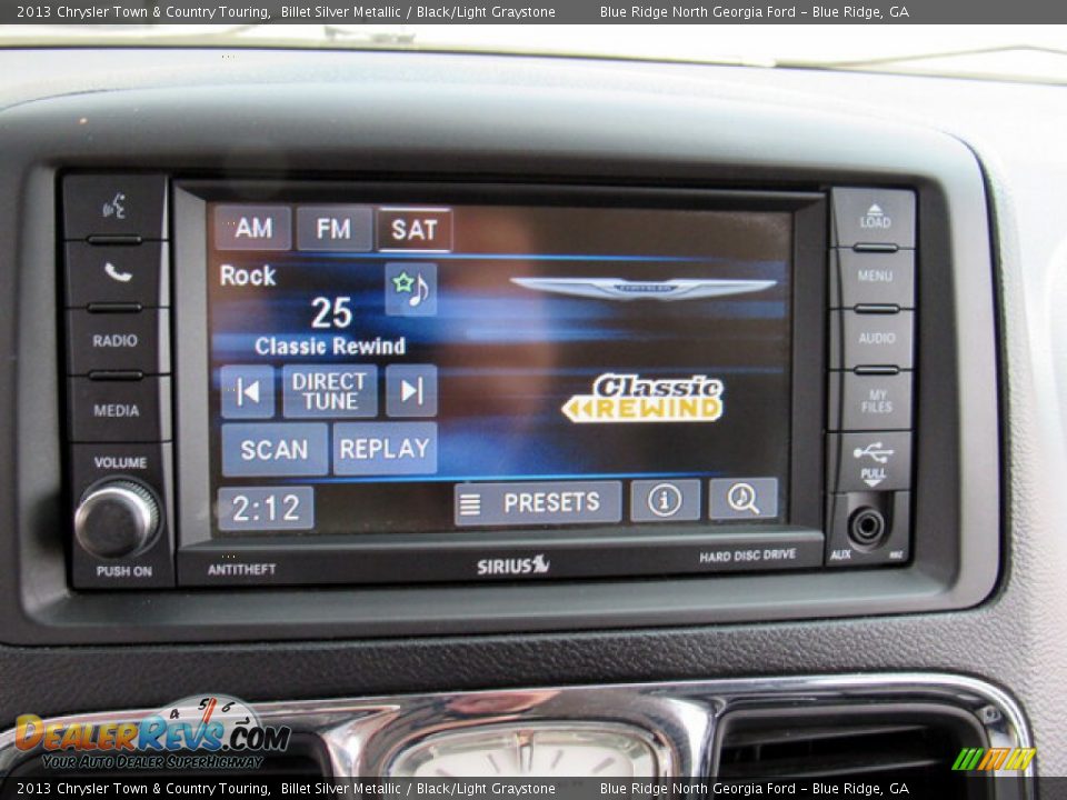 Audio System of 2013 Chrysler Town & Country Touring Photo #20