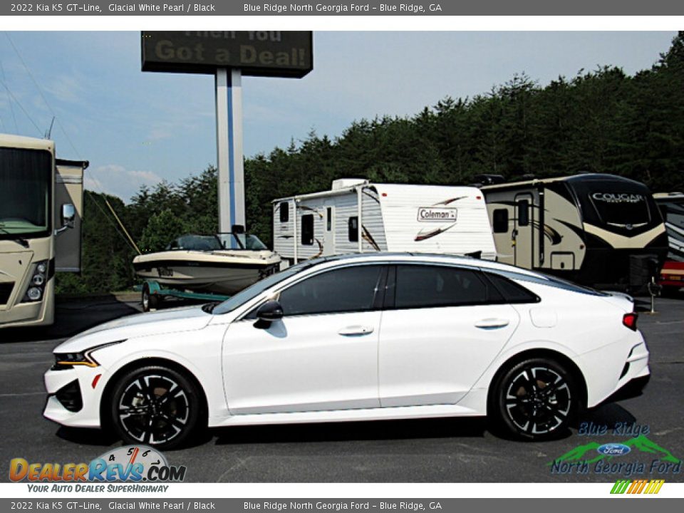 2022 Kia K5 GT-Line Glacial White Pearl / Black Photo #2