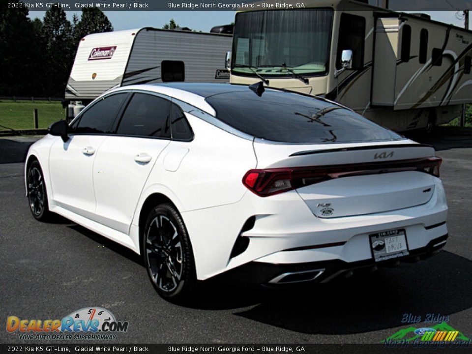 2022 Kia K5 GT-Line Glacial White Pearl / Black Photo #3