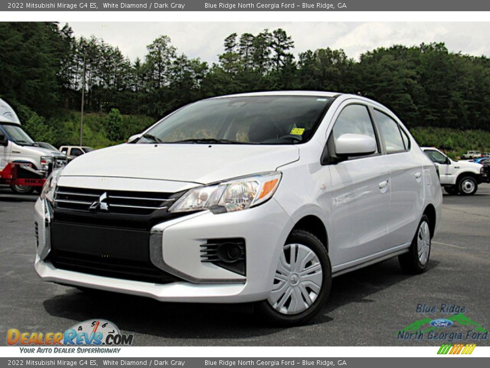 2022 Mitsubishi Mirage G4 ES White Diamond / Dark Gray Photo #1