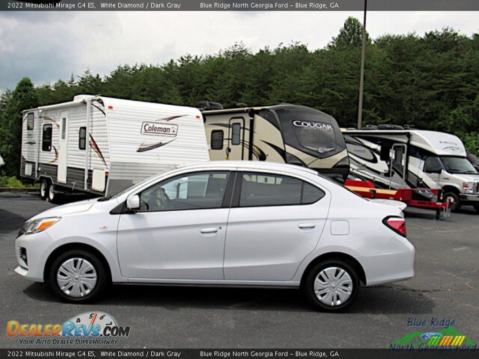 2022 Mitsubishi Mirage G4 ES White Diamond / Dark Gray Photo #2