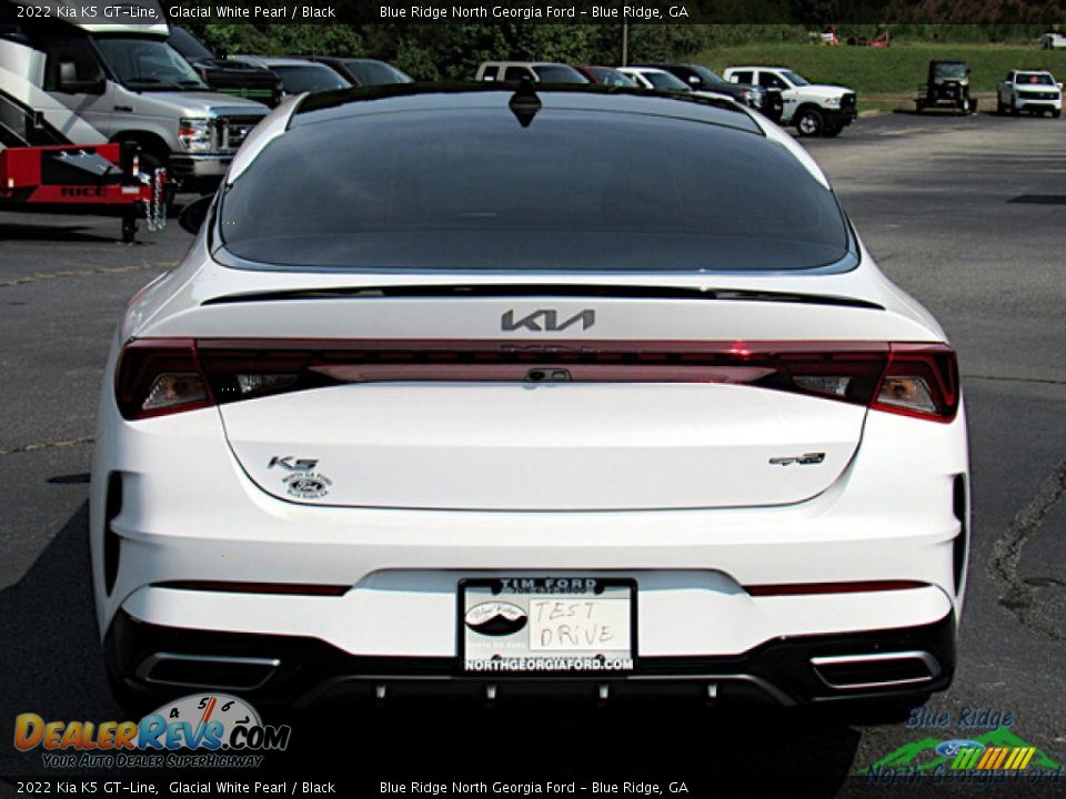 2022 Kia K5 GT-Line Glacial White Pearl / Black Photo #5