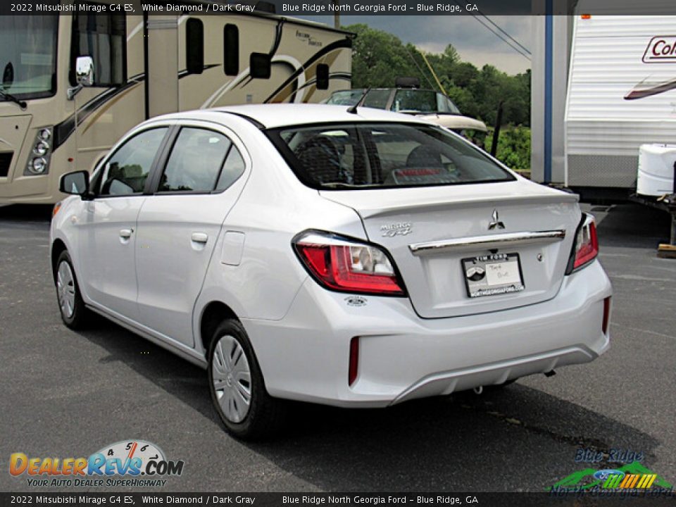 2022 Mitsubishi Mirage G4 ES White Diamond / Dark Gray Photo #3