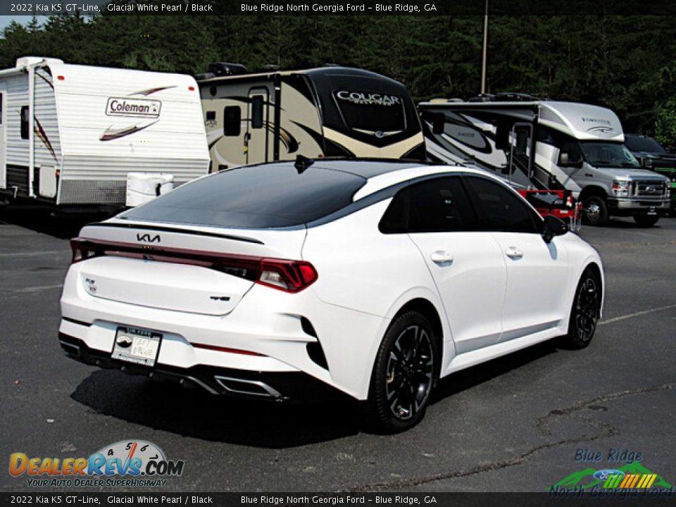 2022 Kia K5 GT-Line Glacial White Pearl / Black Photo #6