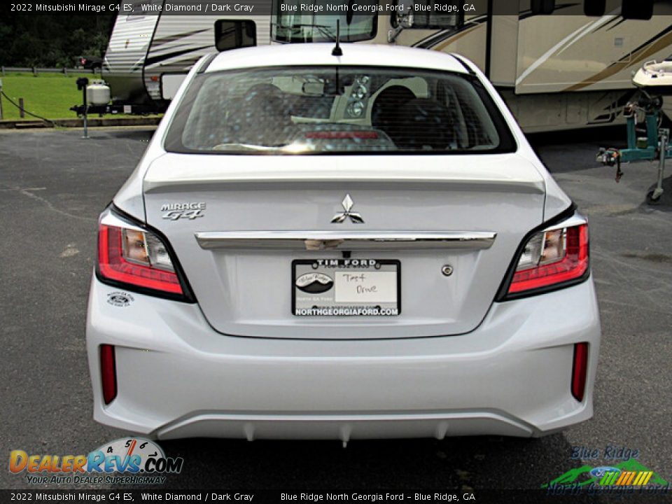 2022 Mitsubishi Mirage G4 ES White Diamond / Dark Gray Photo #4