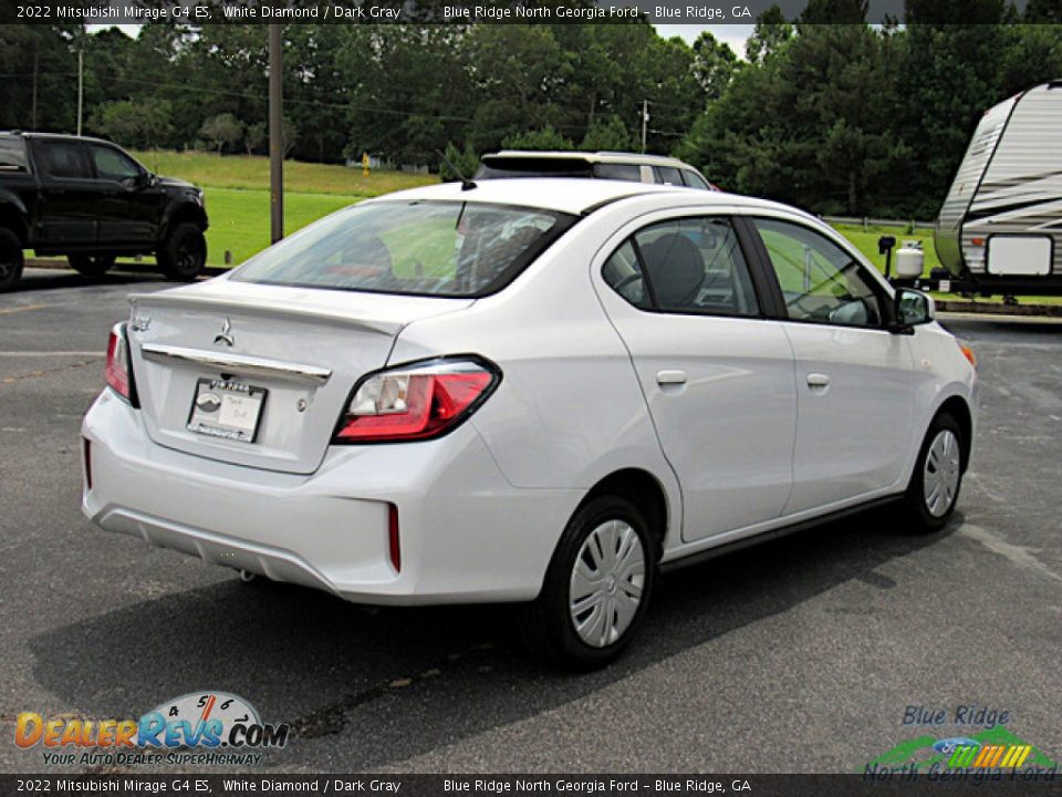 2022 Mitsubishi Mirage G4 ES White Diamond / Dark Gray Photo #5