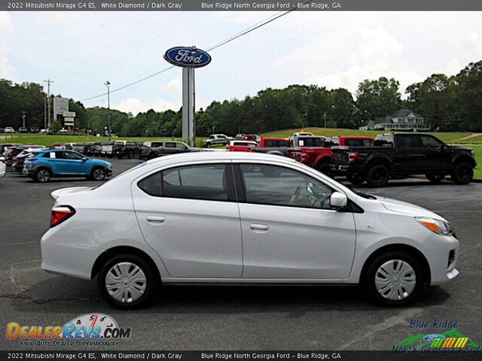 2022 Mitsubishi Mirage G4 ES White Diamond / Dark Gray Photo #6