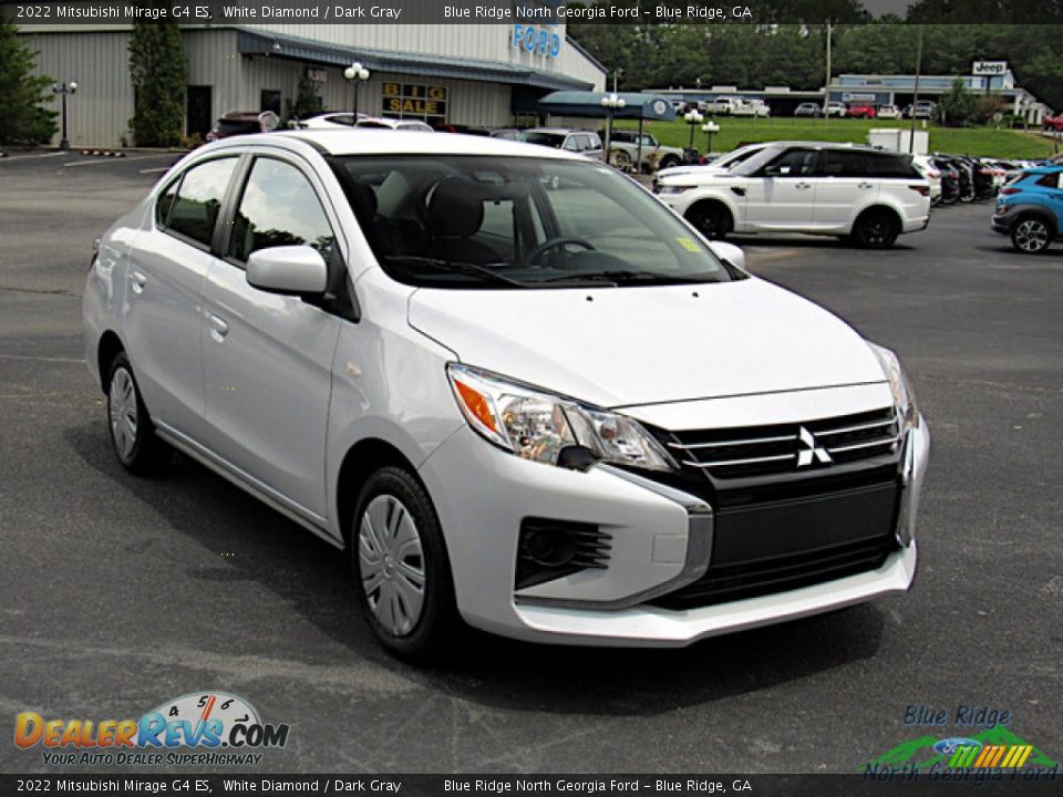 2022 Mitsubishi Mirage G4 ES White Diamond / Dark Gray Photo #7