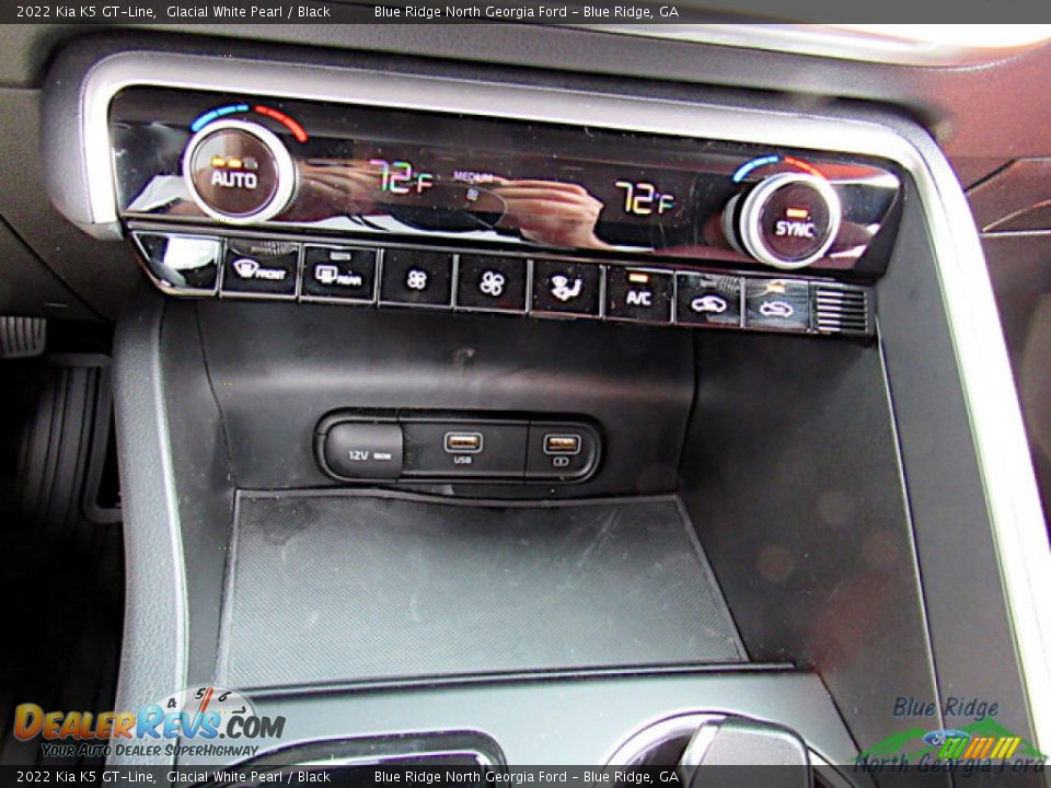 2022 Kia K5 GT-Line Glacial White Pearl / Black Photo #21