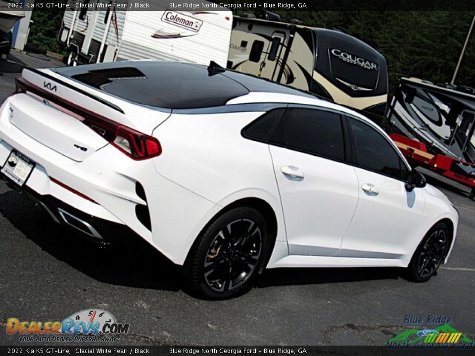 2022 Kia K5 GT-Line Glacial White Pearl / Black Photo #27