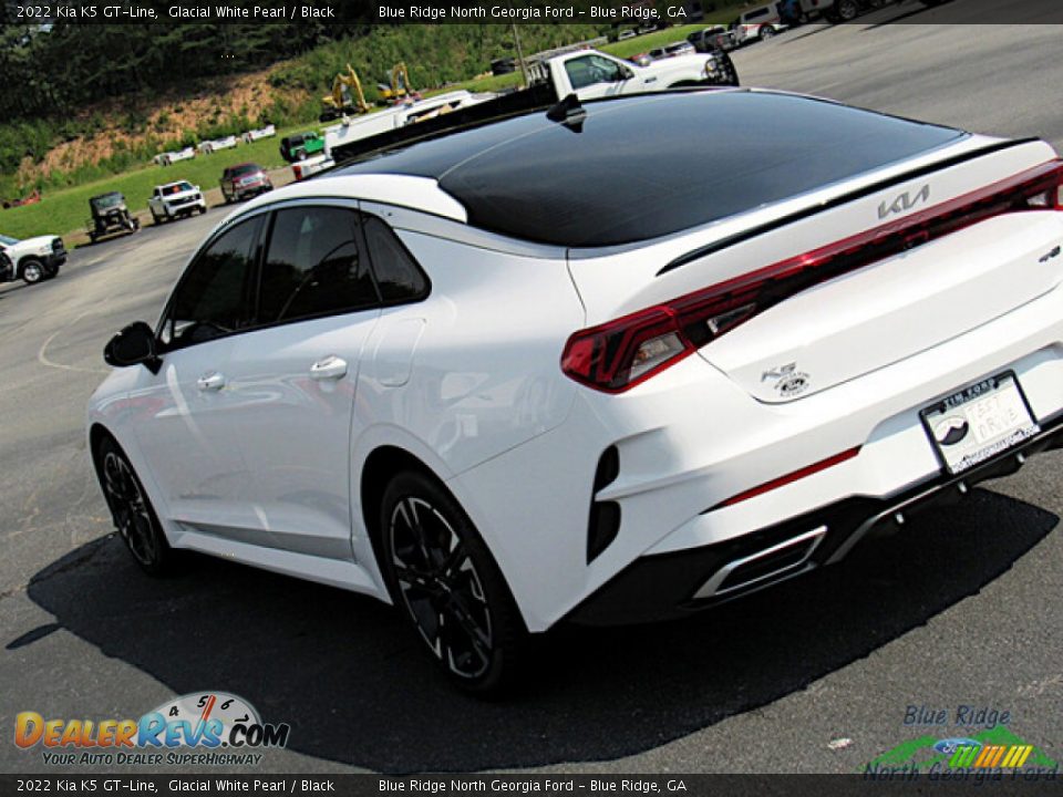 2022 Kia K5 GT-Line Glacial White Pearl / Black Photo #28