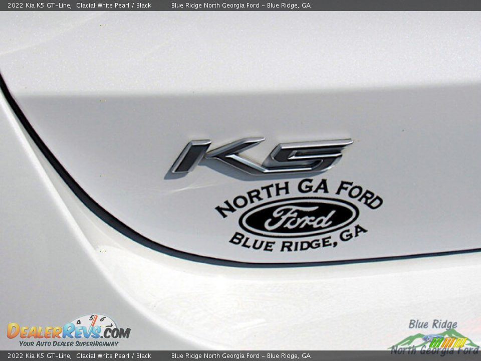 2022 Kia K5 GT-Line Glacial White Pearl / Black Photo #29