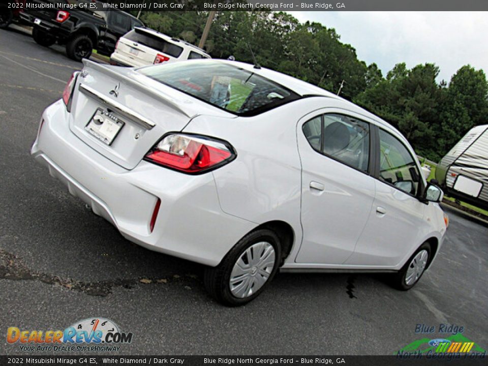 2022 Mitsubishi Mirage G4 ES White Diamond / Dark Gray Photo #26