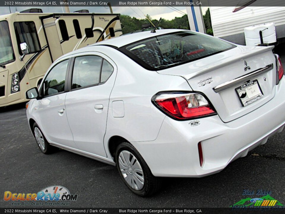 2022 Mitsubishi Mirage G4 ES White Diamond / Dark Gray Photo #27