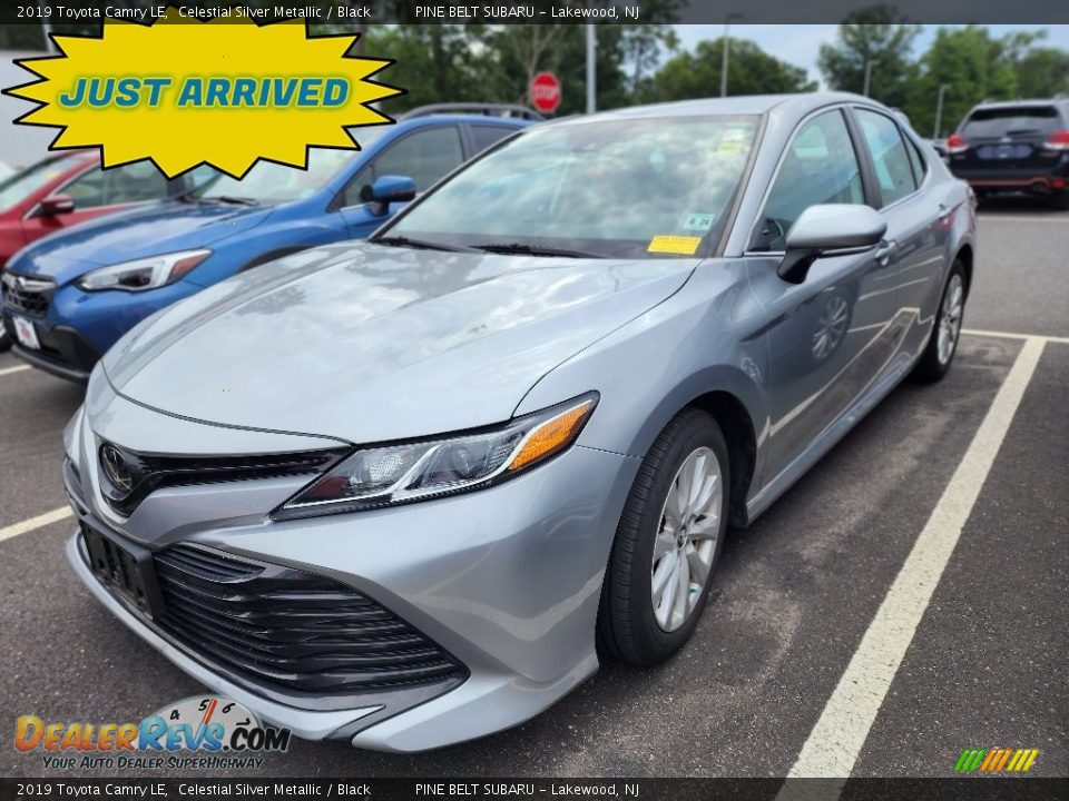 2019 Toyota Camry LE Celestial Silver Metallic / Black Photo #1