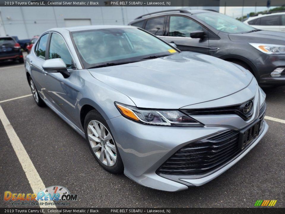 2019 Toyota Camry LE Celestial Silver Metallic / Black Photo #2