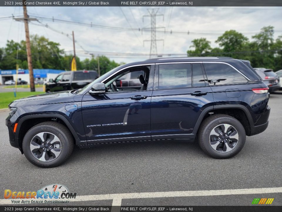 2023 Jeep Grand Cherokee 4XE Midnight Sky / Global Black Photo #3