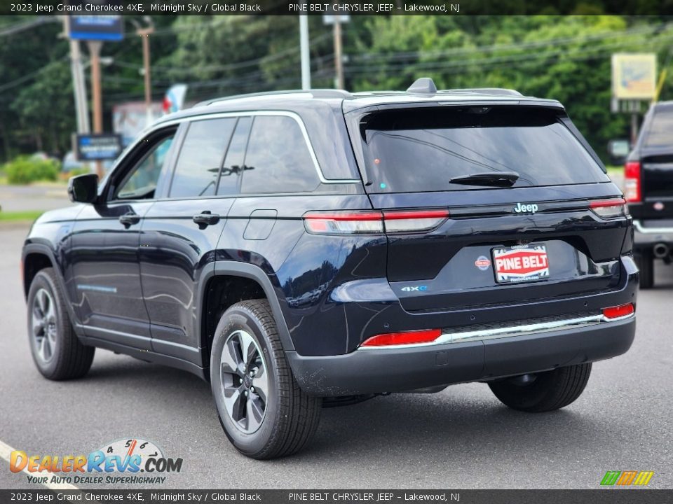 2023 Jeep Grand Cherokee 4XE Midnight Sky / Global Black Photo #4