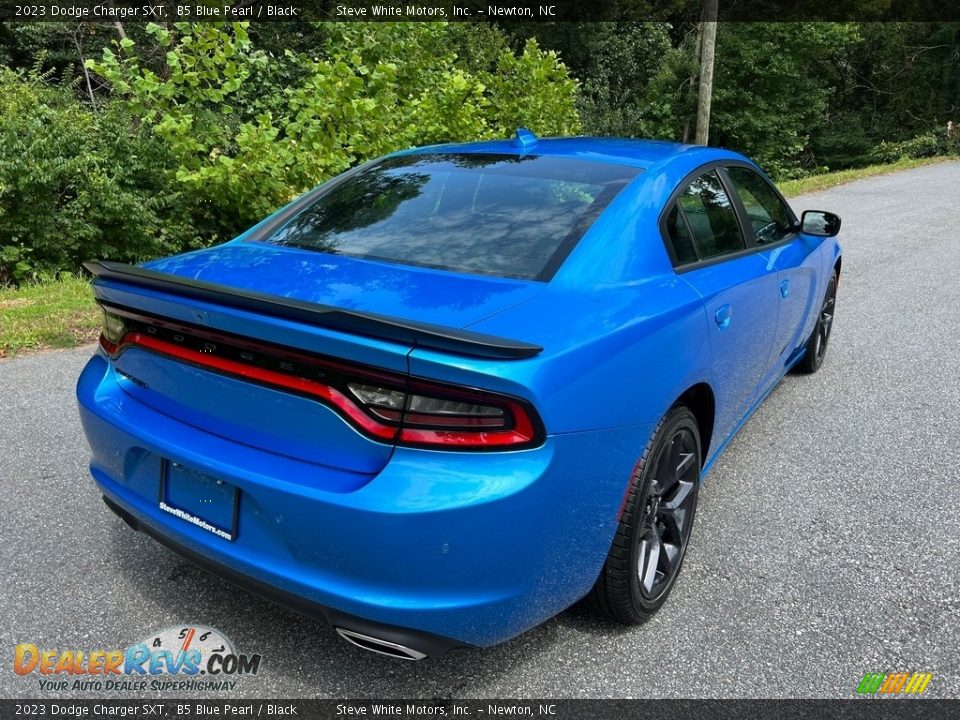 2023 Dodge Charger SXT B5 Blue Pearl / Black Photo #6