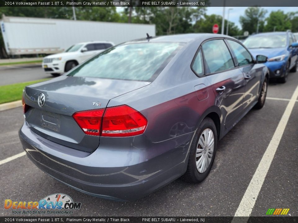 2014 Volkswagen Passat 1.8T S Platinum Gray Metallic / Titan Black Photo #3