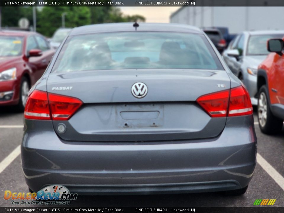 2014 Volkswagen Passat 1.8T S Platinum Gray Metallic / Titan Black Photo #4