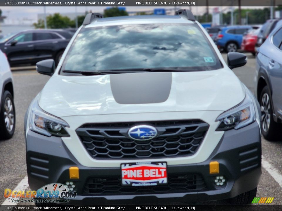 2023 Subaru Outback Wilderness Crystal White Pearl / Titanium Gray Photo #2