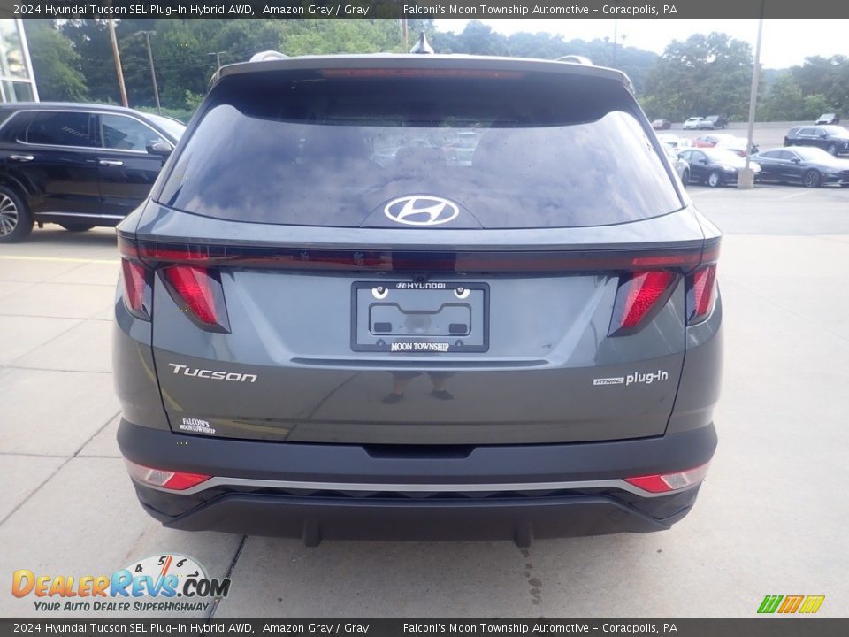 2024 Hyundai Tucson SEL Plug-In Hybrid AWD Amazon Gray / Gray Photo #3