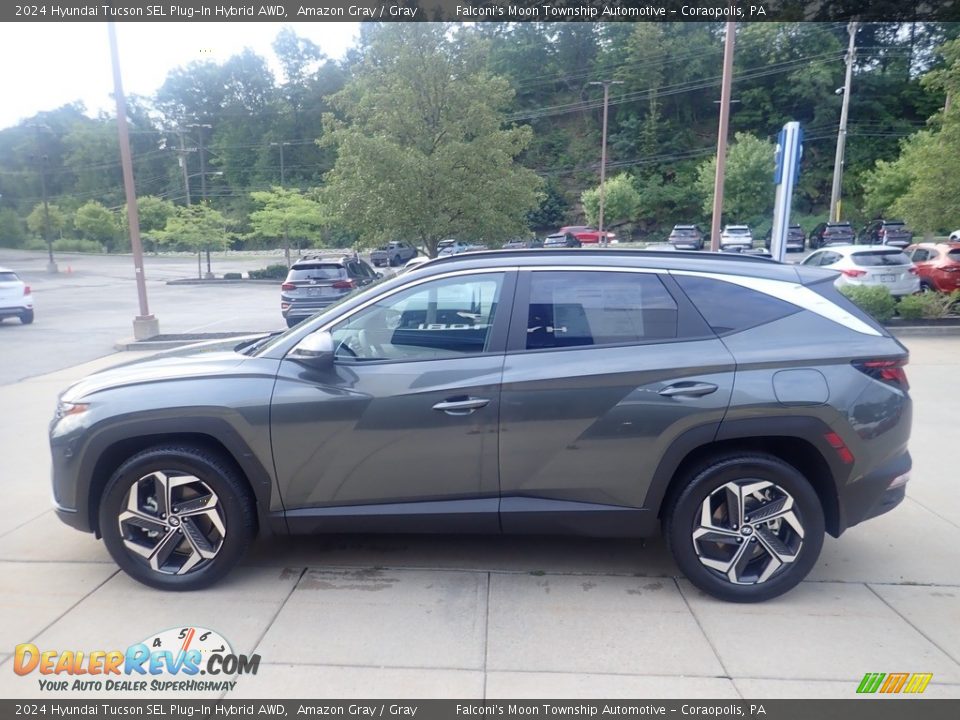 2024 Hyundai Tucson SEL Plug-In Hybrid AWD Amazon Gray / Gray Photo #6