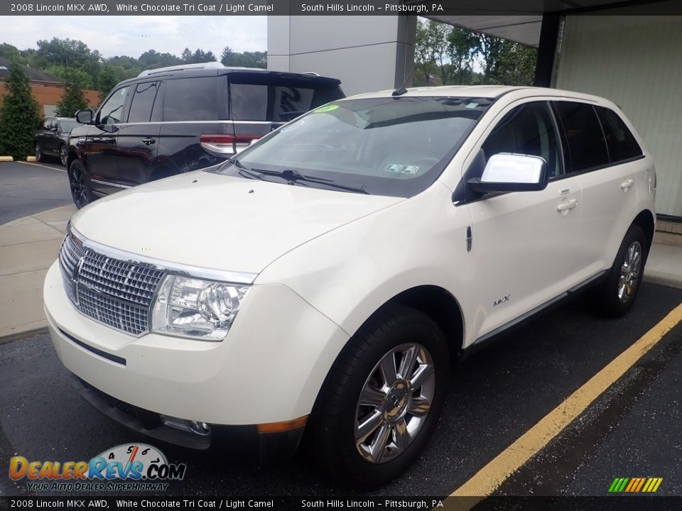 2008 Lincoln MKX AWD White Chocolate Tri Coat / Light Camel Photo #1