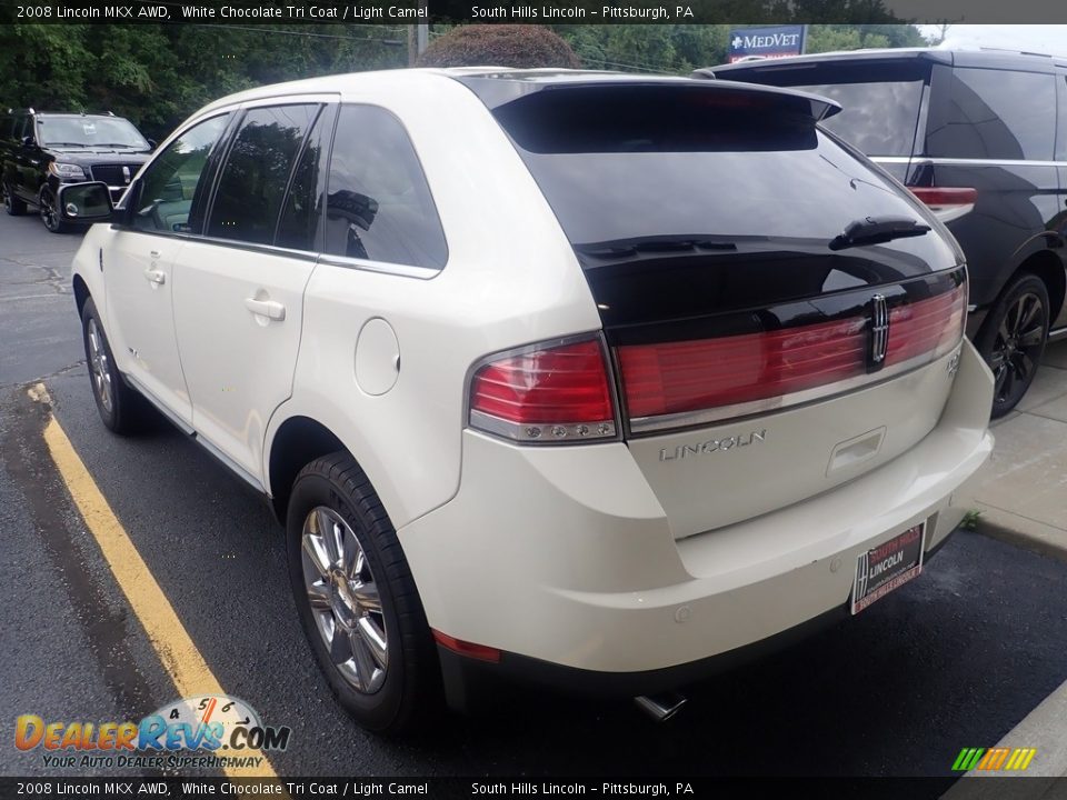 2008 Lincoln MKX AWD White Chocolate Tri Coat / Light Camel Photo #2