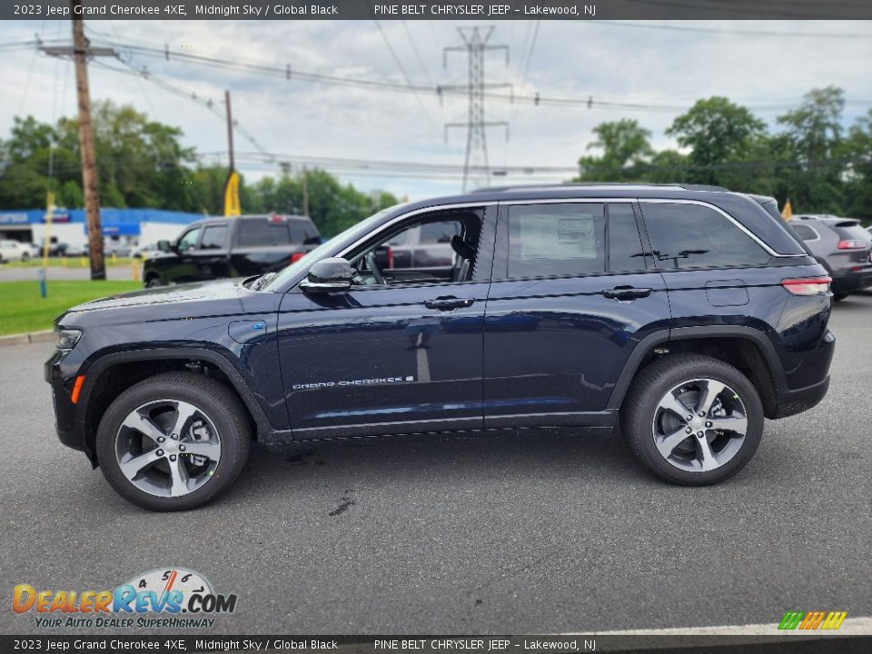 2023 Jeep Grand Cherokee 4XE Midnight Sky / Global Black Photo #3