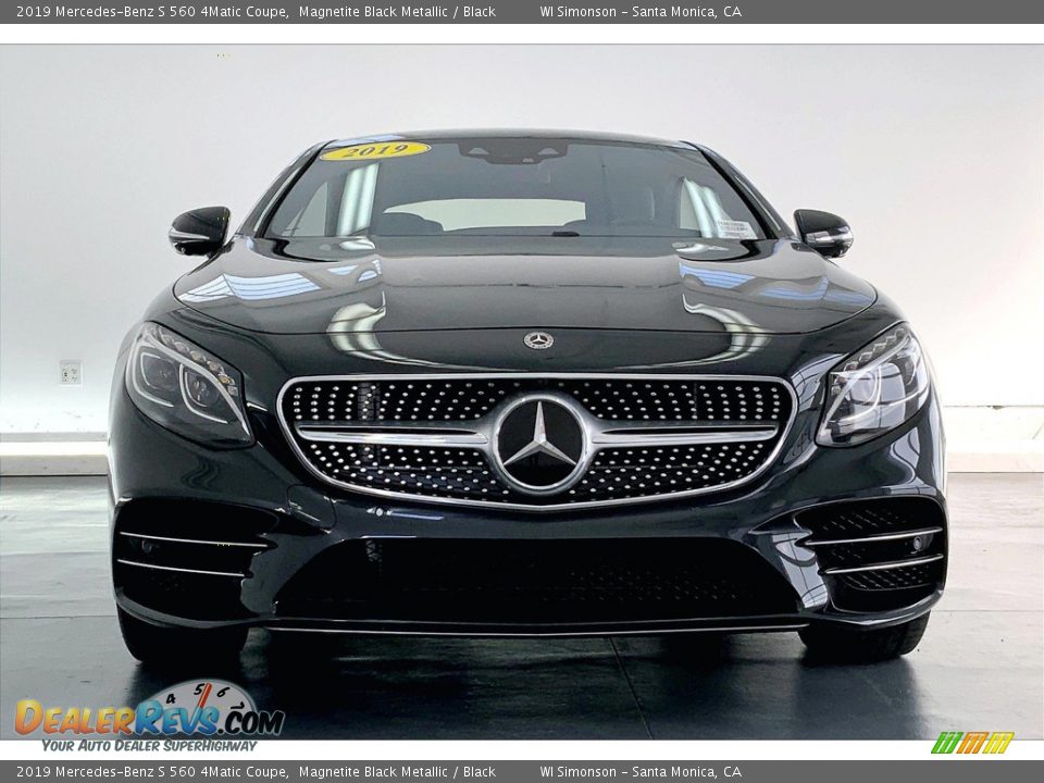 2019 Mercedes-Benz S 560 4Matic Coupe Magnetite Black Metallic / Black Photo #2