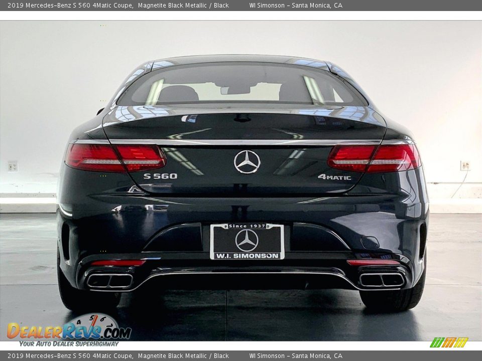 2019 Mercedes-Benz S 560 4Matic Coupe Magnetite Black Metallic / Black Photo #3