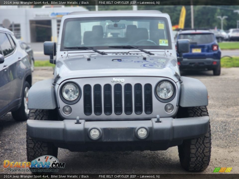 2014 Jeep Wrangler Sport 4x4 Billet Silver Metallic / Black Photo #2