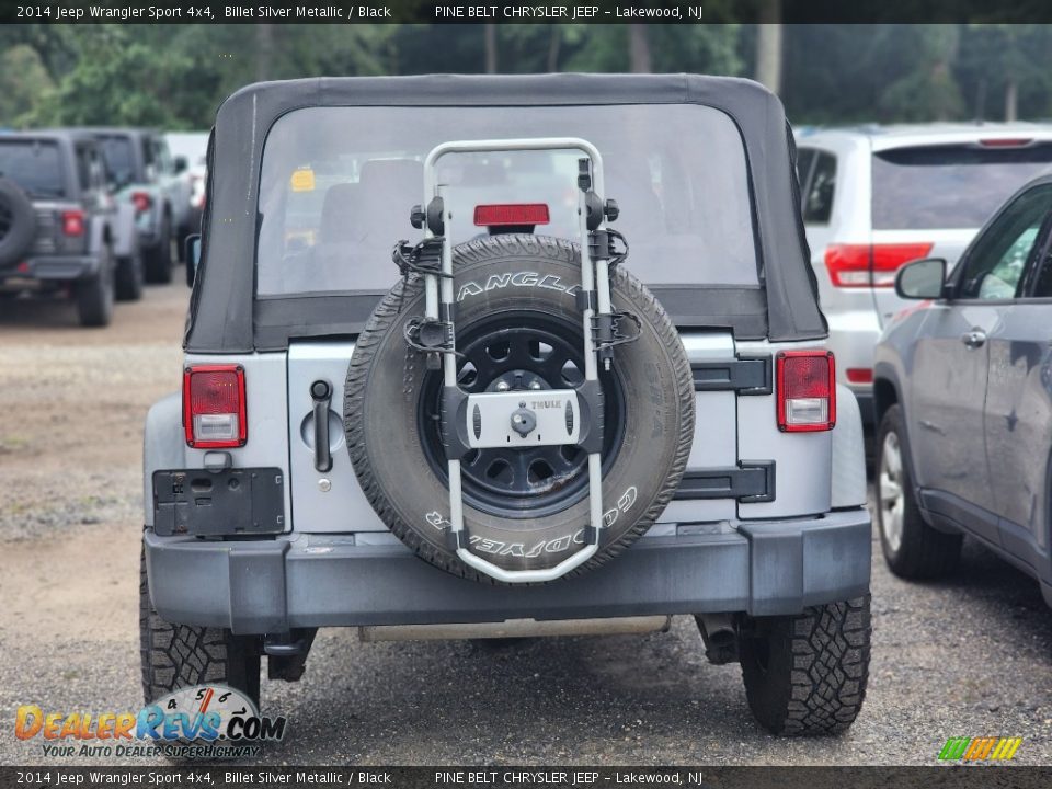 2014 Jeep Wrangler Sport 4x4 Billet Silver Metallic / Black Photo #3