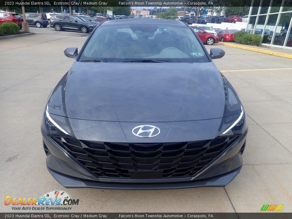 2023 Hyundai Elantra SEL Ecotronic Gray / Medium Gray Photo #8