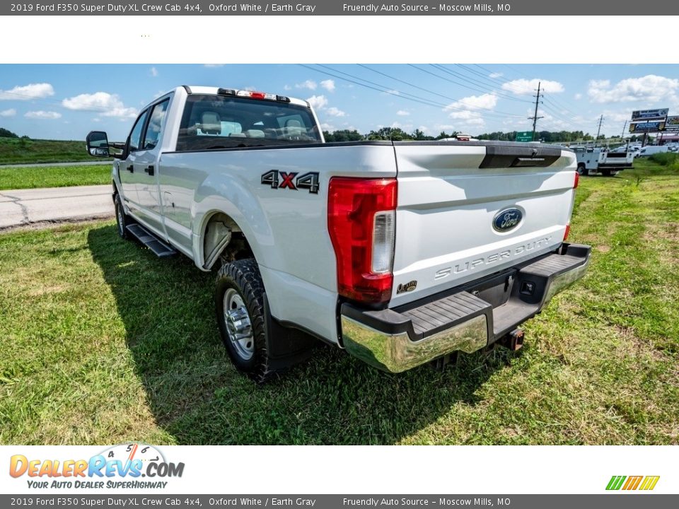 2019 Ford F350 Super Duty XL Crew Cab 4x4 Oxford White / Earth Gray Photo #6