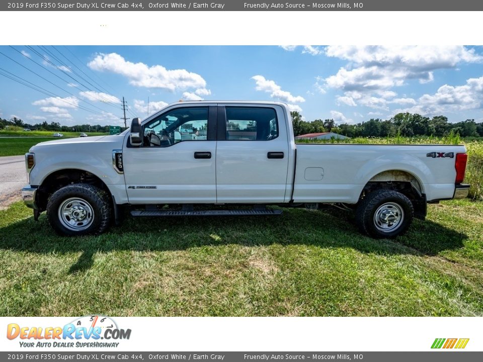 2019 Ford F350 Super Duty XL Crew Cab 4x4 Oxford White / Earth Gray Photo #7