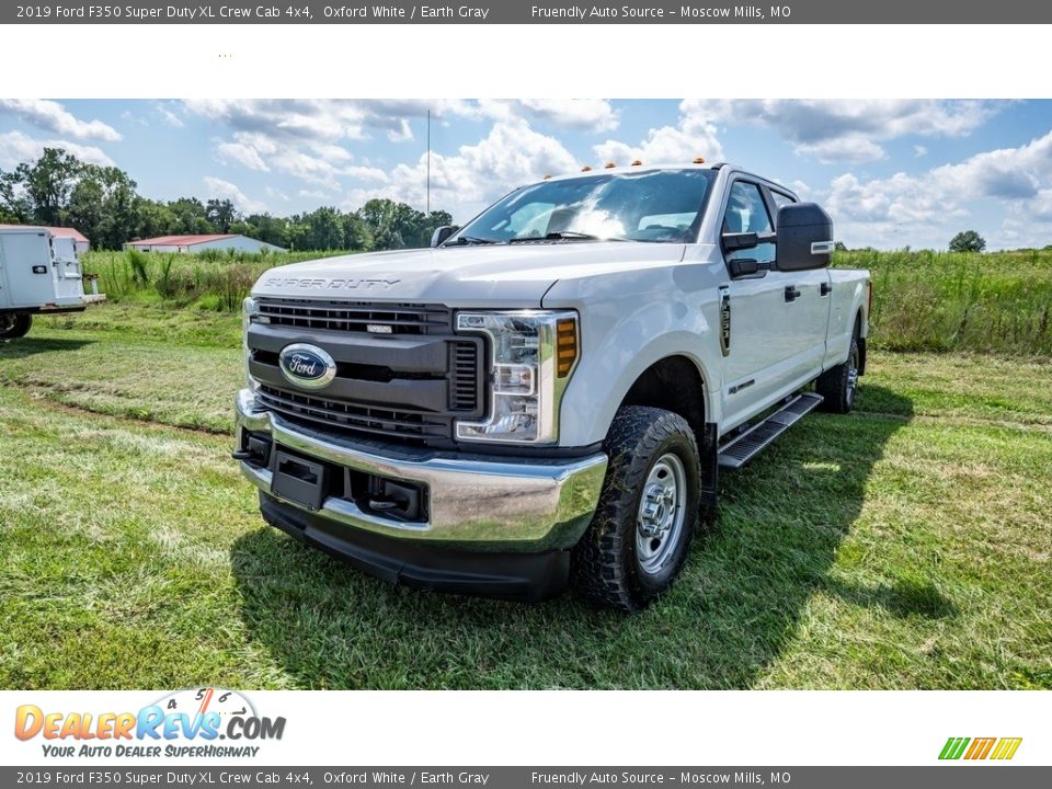 2019 Ford F350 Super Duty XL Crew Cab 4x4 Oxford White / Earth Gray Photo #8