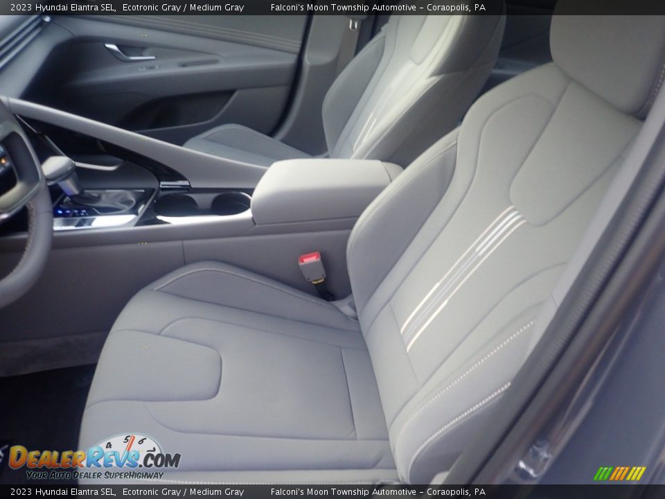 2023 Hyundai Elantra SEL Ecotronic Gray / Medium Gray Photo #11