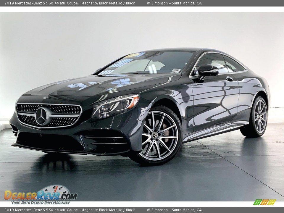 2019 Mercedes-Benz S 560 4Matic Coupe Magnetite Black Metallic / Black Photo #12