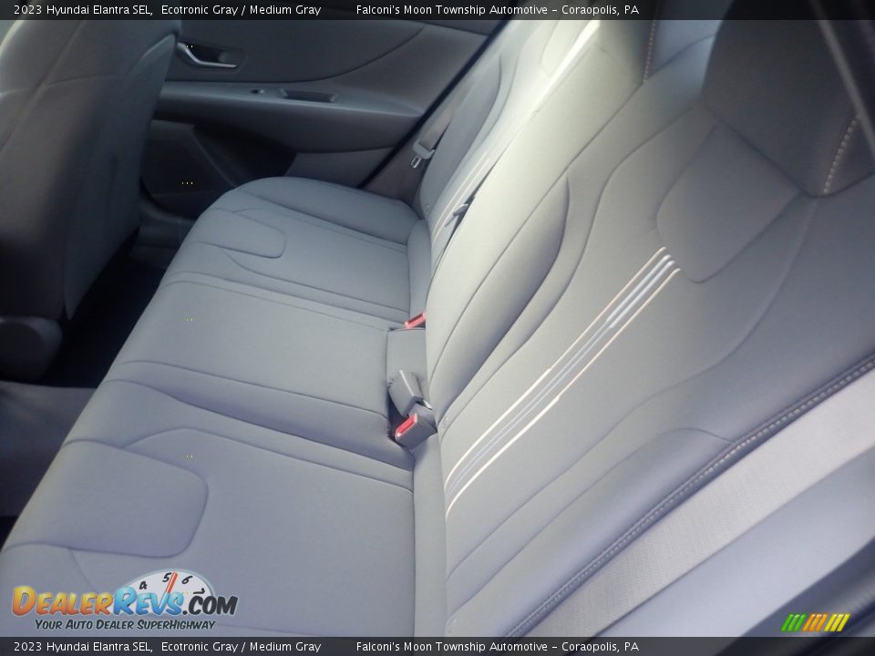2023 Hyundai Elantra SEL Ecotronic Gray / Medium Gray Photo #12