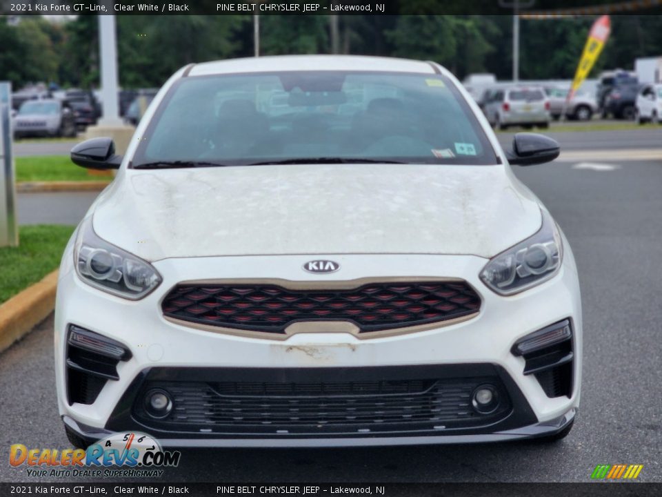 2021 Kia Forte GT-Line Clear White / Black Photo #2