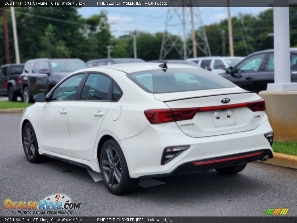 2021 Kia Forte GT-Line Clear White / Black Photo #4